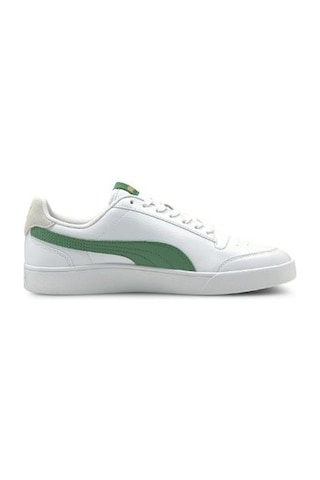 Puma Shuffle - Erkek Beyaz Yeşil Spor Ayakkabı 30966813 E-421 Beyaz