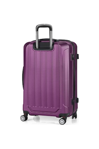 Polo&sky Spring Model Mor Renk Orta Boy Valiz Bavul Mor