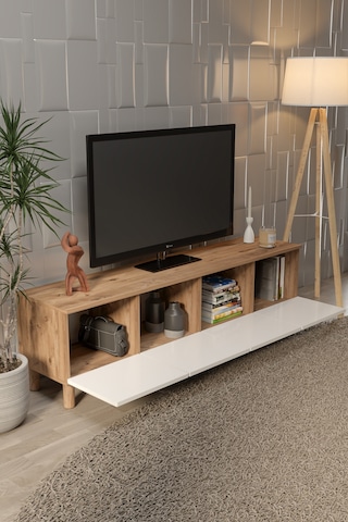 Bohem 180 Cm Mdf Kapak Tv Ünitesi Çam
