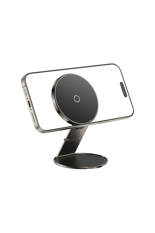 Baseus Primetrip Vx1 Çok Yönlü Seyahat Manyetik Telefon Tutucu Ultra İnce Katlanabilir Araç Cep Telefonu Braketi Siyah