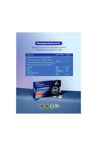 Forvits Lab Magnezyum 30 Tablet