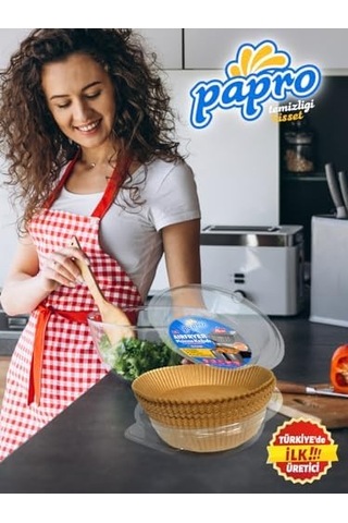 Airfryer Pişirme Kağıdı,fritöz Yağlı Kağıdı 25&apos Li X4 Adet Avantajlı Paket - Toplam 100 Adet 50 x 22