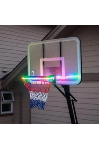 Trendooze Şerit Potası Led Led Lamba Işığı Işığı Güneş Güneş Enerjili Enerjili Çerçeve Basketbol Ge