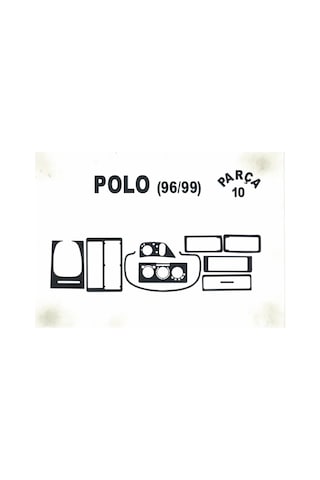 Wv Polo 1994-1999 9 Parça Torpido Kaplama Renk Gri