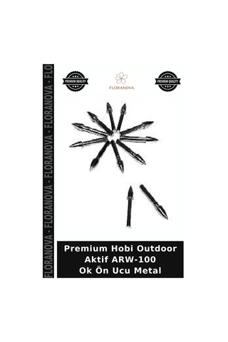 Premium Hobi Outdoor Aktif Arw-100 Ok Ön Ucu Metal