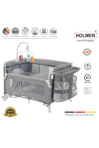 Holmer Maxi Comfort Coolstyle Anne Yanı Deluxe Kumaş Premium Dönenceli Oyun Parkı