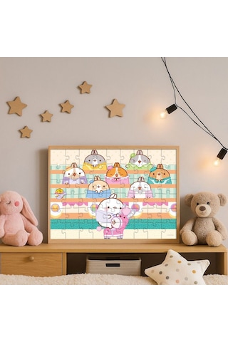 Ks Games Molang 50 Parça Çocuk Puzzle - Mol709