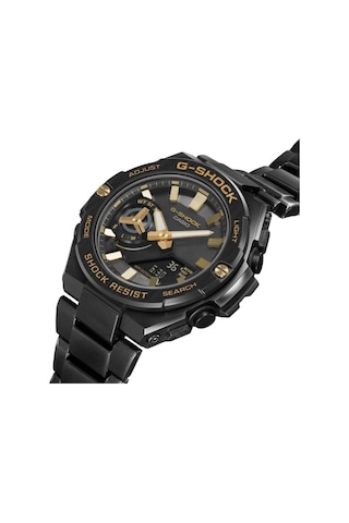 Casio G-shock Gst-b500bd-1a9dr G-stell Siyah Çelik Güneş li Bluetooth Bağlantı Spor Erkek Kol Saati Siyah