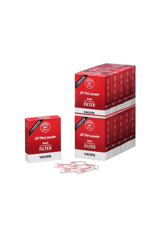 Ehediye 10 Adet 40 Lı Junior Vauen Filitre 9 Mm. Pipo Filitresi Pp10-10