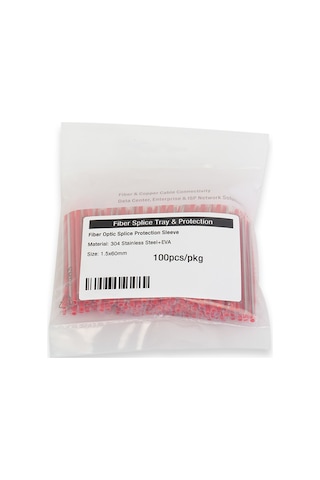 1.5X60Mm Daralan Fiber Optik Ek Koruma Kılıfı 100 Adet/Paket