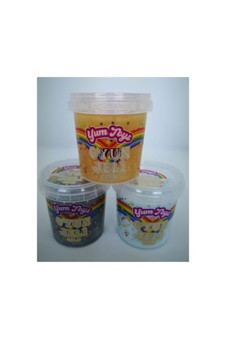 Yumtoys Gold Serisi Slime 3 Renk Altın - Gümüş - Beyaz Renkli