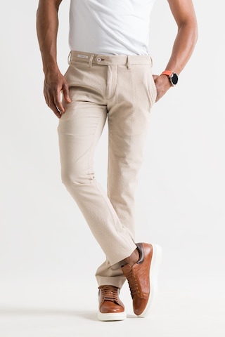 Ecer Slimfit Çizgili Yazlık İnce Gofre Kumaş Likralı Erkek Kumaş Pantolon 001