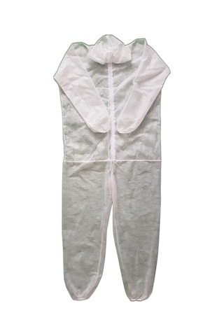 White Guard 10 Lu Paket Tek Kullanımlık Tela Tulum-25-30 Gr Ss Kumaş Kullan At Tulum