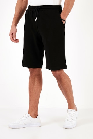 Buratti Pamuklu Belden Bağlamalı Cepli Regular Fit Erkek Short 5908042 Siyah