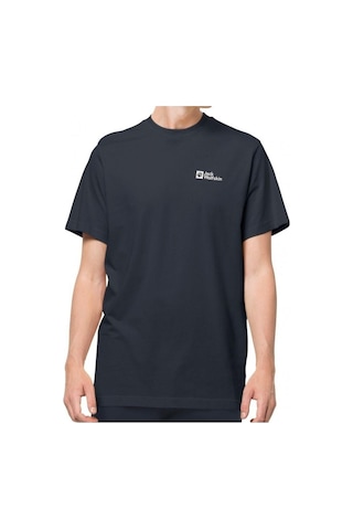 Jack Wolfskin Essential T M Erkek T-shirt-28380-siyah Siyah