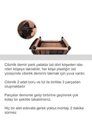 Holmer Lüks Cibinlik Holmer Anne Yanı Ve Park Yataklar İçin