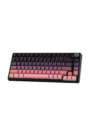 Epomaker He75 Tri Mechanical Black Pink Flamingo Switch Rgb Kablo
