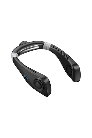 Plz Shop Aromaterapi Yapraksız Soğutma Asma Boyun Fan Mini Usb Fan Siyah Zefw33 Siyah