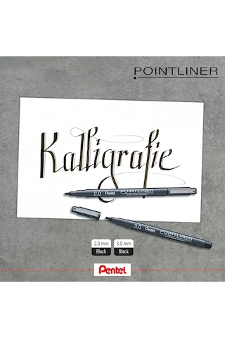 Pentel Pointliner 2.0mm Kesik Uçlu Kaligrafi Kalemi / S20p-c20a
