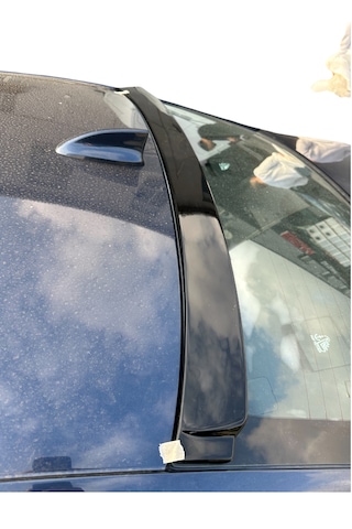 Honda Civic 2022+ Fe1 Cam Üstü Spoiler Düz Model Pianoblack İthal Abs Plastik