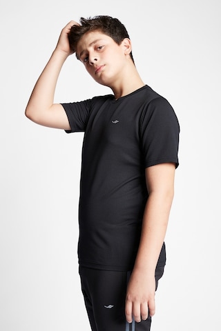 Lescon Siyah Çocuk Kısa Kollu T-Shirt 23S-3298-23N