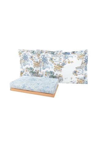 Yataş Martina Çift Kişilik Pike Takımı - Mavi