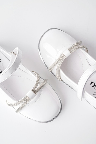 Muggo Unicorn Garantili Günlük Ortopedik Hafif Taban Taşlı Ve Cırtlı Kız Çocuk Babet 001