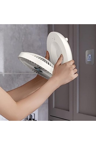 Ev Tipi Çift Kullanımlı Mutfak Vantilatörü, Duvara Monte Masaüstü Vantilatörü, Küçü Monte Fan, 90 Katlanabilir Vantilatör 57978480