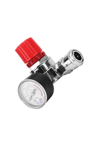 Ximistore9 Zink Alaşımlı Hava Kompresörü Basınç Regülatörü, 0.8 Mpa Maksimum Basınç, Bağlantı Takımlarıyla, Yüksek Hassasiyetli, Korozyona Dayanıklı