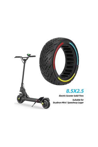 Ranyeek Dualtron Mini Speedway Leger İçin Floresan Yeşil Kaymaz Desenli Dayanıklı Lastik - 8.5x2.5