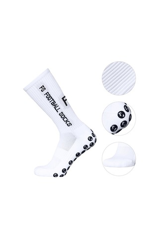 Willowhaven Lixada Outdoor Koşu Çorapları, Esnek Atletik Futbol Çorapları, Polyester, Siyah/beyaz/kırmızı/mavi, 39-46 Boyutu, Outdoor Spor İçin Beyaz