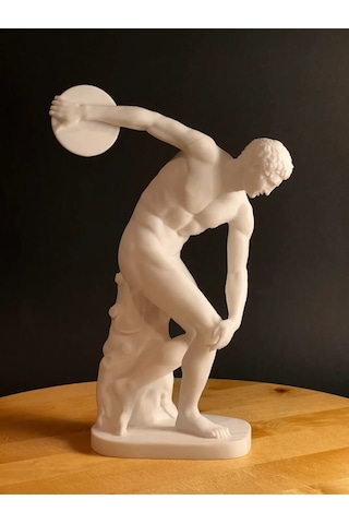 Disk Atan Ares Myron'un Diskobolos'u - 17 Cm Pla 3d Baskı Heykel