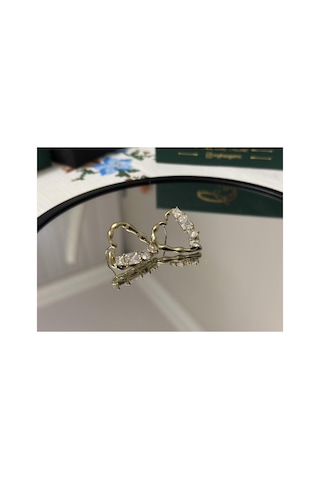 Golden Cascade Crystal Hoop Küpe Altın