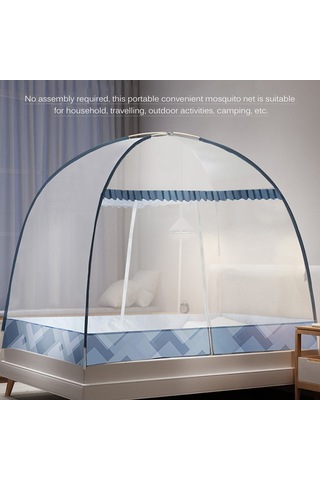 Padalink Pratik Taşınabilir Sineklik, Seyahat Ve Kamp İçin Katlanabilir Yatak Tülü, Rastgele Renk 1.5m Çok Renkli