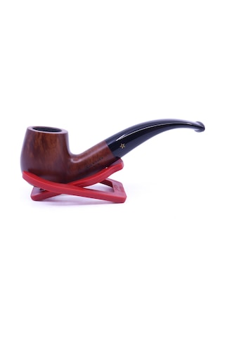 Şahin Sarı Yıldız Bent Billiard 9mm Filtreli Ebonit Saplı Pipo Mod L-10 247786