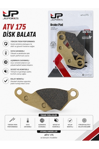 Atv 175 Disk Balata Takım - Yüksek Performanslı Arazi Fren Balatası