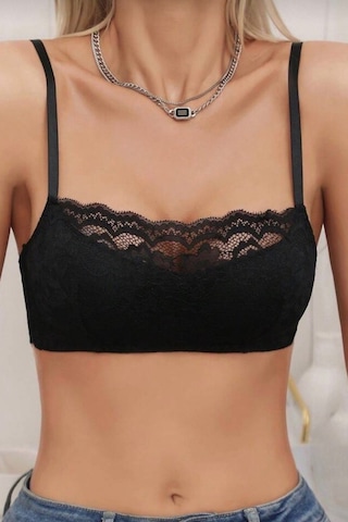 Suısy Simply Chic Siyah Dantelli Bralet Sütyen