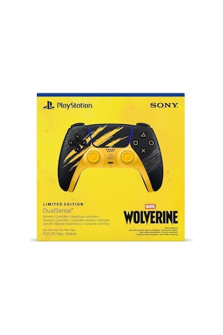 Ps5 Dualsense Wireless Controller - Marvel Wolerine Yellow Sınırlı Sürüm