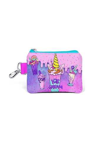 Coral High Kids Pembe Mor Milkshake Dondurma Desenli Bozuk Para Çantası 21878