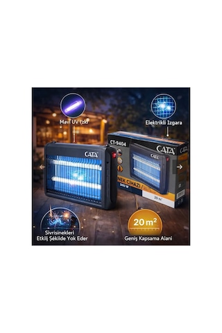 Ct-9404 Sinek Cihazı 2x10w Florasanli Mavi Işık