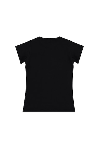 Civil Girls Taşlı 10 -13 Yaş Tişört - Siyah 18973507326S1