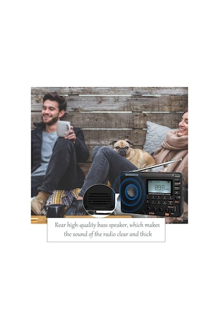 Retekess V115 Kısa Dalga Radyo Am Fm Radyo