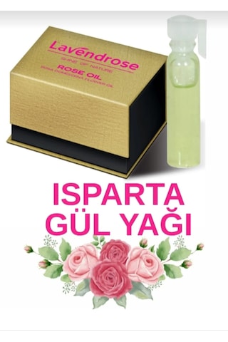 Lavendrose Gerçek Saf Gül Yağı 1 Ml %100 Doğal Analiz Sertifikalı