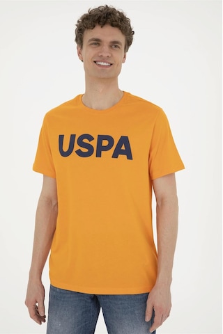 U.s. Polo Assn. Erkek Regular Fit Tişört 50279620-vr051-turuncu