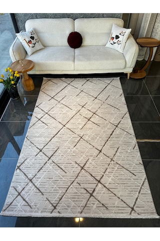 Still Halı Salon, Oturma, Yatak Odası Halısı 150x233 Desen Kodu 77229-070 Bej