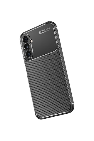 Galaxy Uyumlu A34 Kılıf Negro Silikon Kapak - Siyah Siyah Siyah