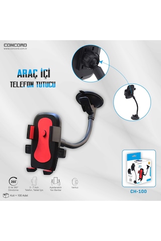Concord C-100 Araç İçi Telefon Tutucu