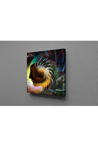 Renk Kartelası Kare Kanvas Tablo 100x100cm