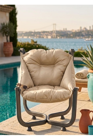 Missidea Standart Elit Relax Cappuccino Koltuk Kahverengi