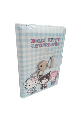 Victoria's Journals Vj Kuromi-hello Kitty- My Melodi Kalp Kilitli Anahtarlıklı Günlük A6 192 Sayfa 100 Gr. Renkli Özel Sayfalar
